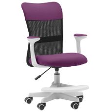Detská stolička Neoseat MONKEY WHITE s podnožou — látka, biela / fialová