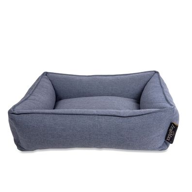 Luxusný pelech pre psa Lex & Max Paris 100 x 80 cm | modrý