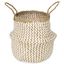 Compactor Prírodný košík z morskej trávy a papiera Belly S, skladací, 27 x 26 cm, S