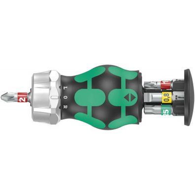 Wera 008883 Skrutkovač s račňou Kraftform Kompakt Stubby Magazin RA 1 (sada 6 ks)