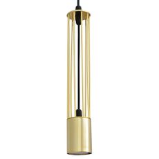 LED Luster na lanku BARS 1xGU10/4,8W/230V zlatá