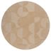 Flair Rugs koberce Kusový koberec Moderno Gigi Natural kruh - 160x160 (priemer) kruh cm