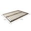 KONDELA Basic Flex Front lamelový rošt 120x200 cm ohýbané brezové drevo