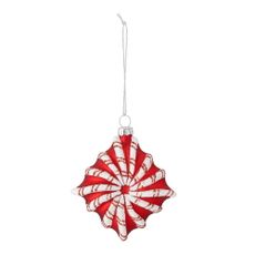 Sklenená vianočná ozdoba 9 cm Candy – Bloomingville