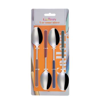 Müsli/Dezertná lyžička set 4 ks – RGB mix - 133965