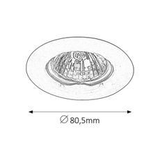 Rabalux 1088 - Podhľadové svietidlo SPOT RELIGHT 1xGU5,3/50W/12V