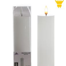 Mondex Since 1986 LED svíčka IDALIA 18 cm bílá