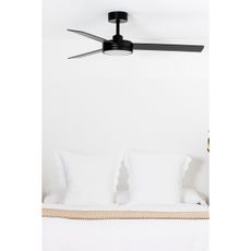 FARO 34261 - LED Stropný ventilátor BARTH LED/24W/230V čierna + DO
