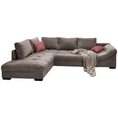 MID.YOU ROHOVÁ SEDACIA SÚPRAVA, textil, taupe