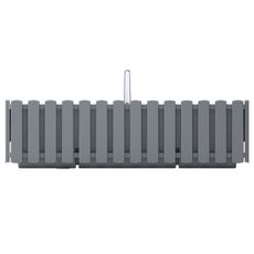 NABBI DDEF600W samozavlažovací plastový balkónový kvetináč 58 cm sivý kameň