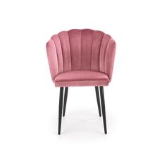 Stolička K386 Velvet/Kov Ružová