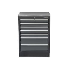 Dielenská skrinka s nerezovou pracovnou doskou | 7 šuplíkov | 680x465x950 mm Matabro SET-CA01063