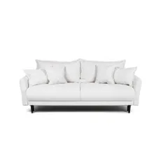 Biela rozkladacia pohovka 215 cm Bjork – Bonami Selection