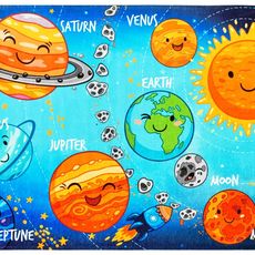 Obsession Detský kusový koberec Torino kids 230 SOLAR SYSTEM - 80x120 cm