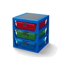 Modrý organizér s 3 zásuvkami LEGO® Storage