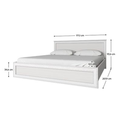 Posteľ 160, woodline krém, TIFFY 10
