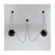 Shilo 9036 - Luster na lanku DOHAR 2xE14/15W/230V pavúk čierna