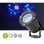 Nedis CLPR1 - LED Vianočný vonkajší projektor snehových vločiek 5W/230V IP44