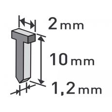 Hřebíky, 10mm - 1000ks