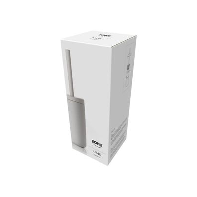 Svetlosivá toaletná kefa z kameniny Zone Soft Grey