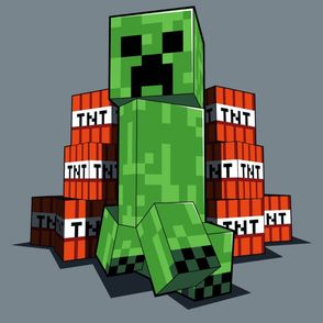 Detská fleecová deka minecraft tnt