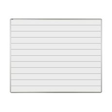 Biela keramická popisovacia tabuľa s potlačou ekoTAB, 1500 x 1200 mm, linky