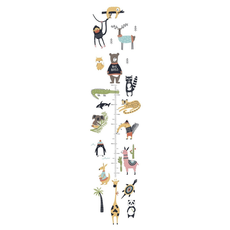Marburg Detský nástenný meter SVET ZVIERAT z vinylu Zvoľte rozmer: 53 cm x 270 cm