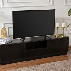 Televízny stolík Vanguard 160 cm, čierne drevo