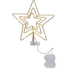 Eglo 411274 - LED Vonkajšia vianočná dekorácia TOPSY 30xLED/0,06W/3xAA IP44
