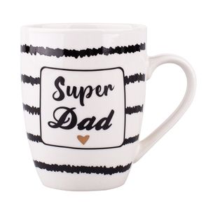 Altom Porcelánový hrnček Super dad, 300 ml