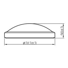 Philips - LED Kúpeľňové stropné svietidlo DORIS LED/17W/230V 2700K IP44