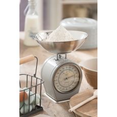 Sivá kuchynská váha Kitchen Craft Living Nostalgia, 4 kg