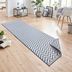 NORTHRUGS - Hanse Home koberce Kusový koberec Twin Supreme 103435 Palma blue creme – na von aj na doma - 80x150 cm