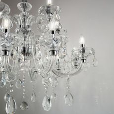 Ideal Lux - Krištáľový luster na reťazi CONTINENTAL 12xE14/40W/230V pr. 86cm číra