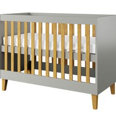 Kocot kids Detská postieľka Kubi šedá, varianta 60x120, bez šuplíků, bez matrace