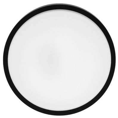 Ecolite W3090-18W/CR - LED Kúpeľňové stropné svietidlo LED/18W/230V IP44 čierna
