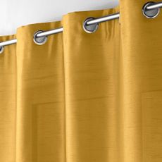 Žltý záves z mikrosaténu 140x240 cm Shana – douceur d'intérieur