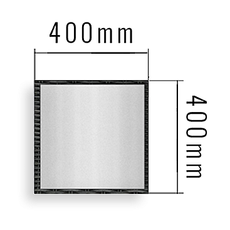 Deokork Taburet SEVILLA 40 x 40 cm (antracit)