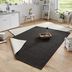 NORTHRUGS - Hanse Home koberce Kusový koberec Twin-Wendeteppiche 103096 black cream – na von aj na doma - 80x150 cm