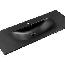 Comad Keramické zápustné umyvadlo Sky1 120 cm DP matné černé