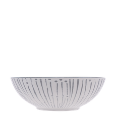 Miska na cereálie biela / svetlo-sivá 17,8 cm - Basic - 490833