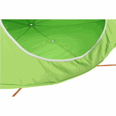 Závesné hojdacie kreslo, zelená, KLORIN NEW KLASIK CACOON HAMMOCK