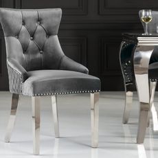Chesterfield jedálenská stolička 2 ks FRIXON Dekorhome