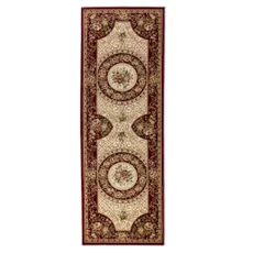 Nouristan , Behúň Herat 105994 Red Cream, 80x240, červená, chodba / predsieň