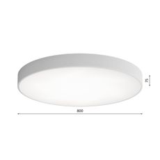 Stropné svietidlo so senzorom CLEO 6xE27/24W/230V pr. 80 cm šedá