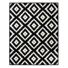Hanse Home , Kusový koberec Hamla 105477 Black Cream, 120x170, čiernobiela, chodba / predsieň
