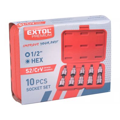 Klíče zástrčné HEX, sada 10ks, 8818120