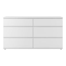 Biela nízka komoda 153x84 cm Nova – Tvilum
