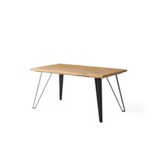 Estila Industriálny masívny luxusný jedálenský stôl Anselmo 160cm