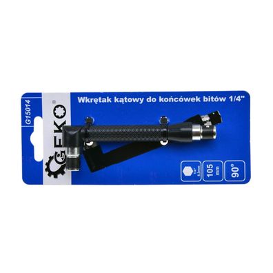 Uhlový skrutkovač pre hroty 1/4" bitov